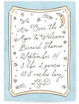 Over The Moon and Back Birth Announcements
