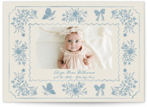 Vintage Love Birth Announcements