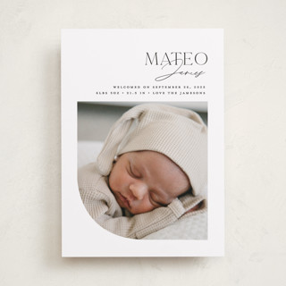 Modern Arc Birth Announcements