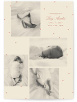 tiny polka dots Birth Announcements