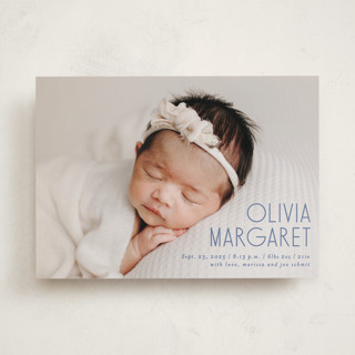 Sweetly modern Birth Announcements