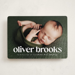The simplest Birth Announcements