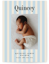 Midi Stripe Birth Announcements