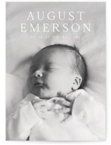 Bold Intro Birth Announcements