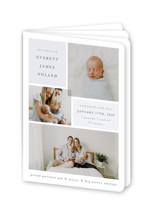 Birth Announcement Booklette Cards