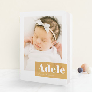 Magazine Block Birth Announcement Booklette™ Cards