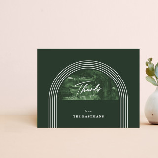 Painted Arch Thank You Card Customizable Stationery