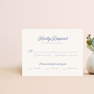 Effortless Blooms | RSVP Customizable Stationery