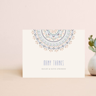 Jardin Mandala Thank You Card Customizable Stationery