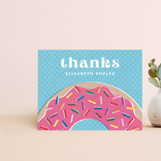 Donut Miss the Fun! Thank You Card Customizable Stationery