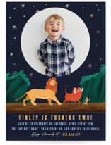 Foil-Pressed Children's Birthday Party Invitations