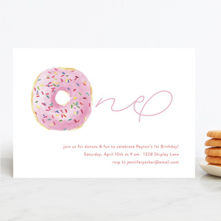 Sprinkle Me One Children's Birthday Party Invitations