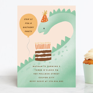 bronto Children's Birthday Party Invitations