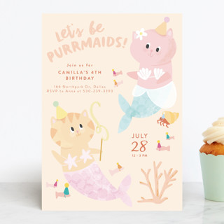 Merkitty Children's Birthday Party Invitations