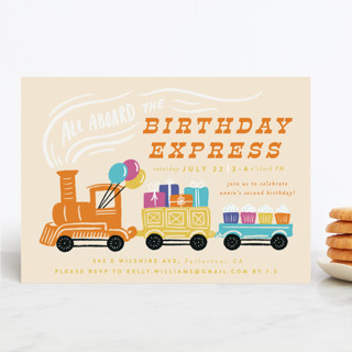 The Birthday Express Children's Birthday Party Invitations
