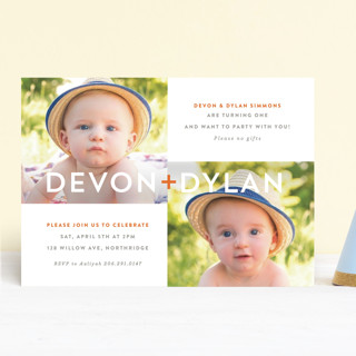 Plus Children's Birthday Party Invitations