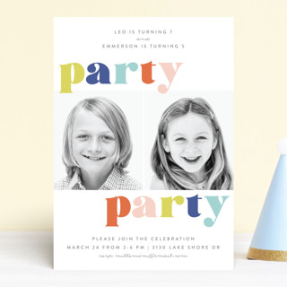 Party Party Children's Birthday Party Invitations