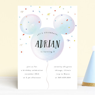Disney's Mickey Mouse Palloncino Children's Birthday Party Invitations