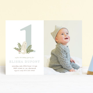 petit lapin Children's Birthday Party Invitations