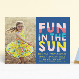 Fun Sun Children's Birthday Party Invitations