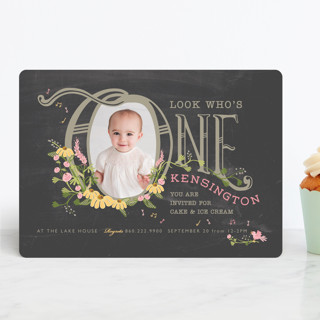 Thee Big One Children's Birthday Party Invitations