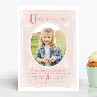 Fairytale Princess Children's Birthday Party Invitations