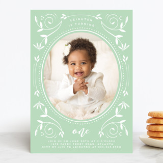 Wildflower Children's Birthday Party Invitations