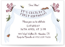 Time Flies Children's Birthday Party Invitations