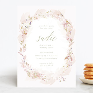 kiddies crown Children's Birthday Party Invitations