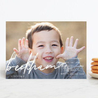 usual Children's Birthday Party Invitations