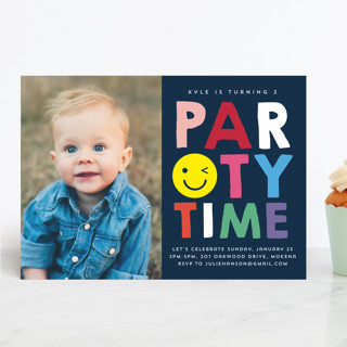 Emoji Party Children's Birthday Party Invitations