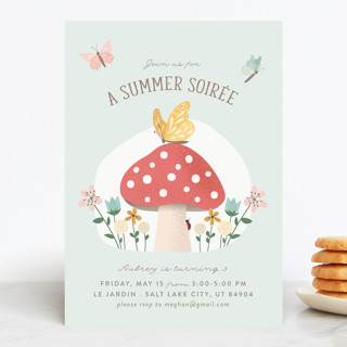 Summer Soiree Children's Birthday Party Invitations