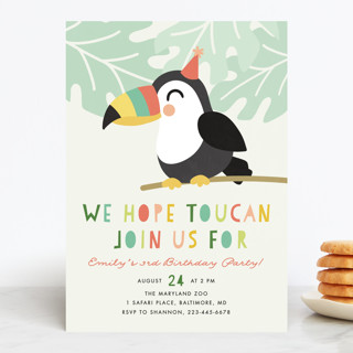 Toucan Children's Birthday Party Invitations