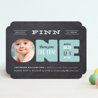 Peek A Boo Children's Birthday Party Invitations