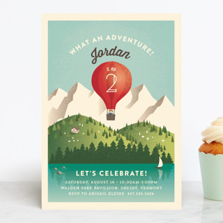 Greatest Adventure Children's Birthday Party Invitations