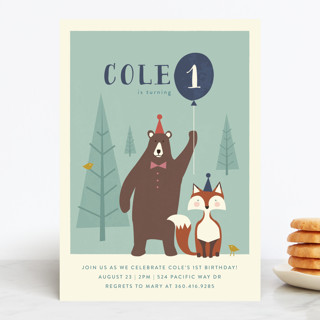 Into The Woods! Children's Birthday Party Invitations