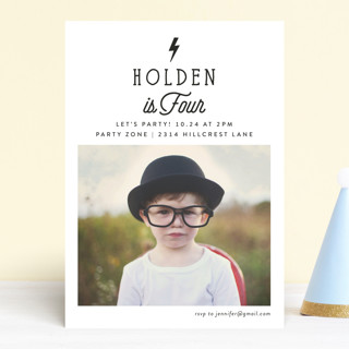 Striking Children's Birthday Party Invitations
