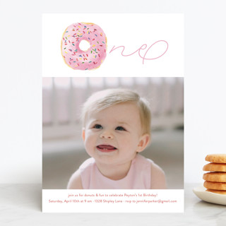 Sprinkle Me One Children's Birthday Party Invitations