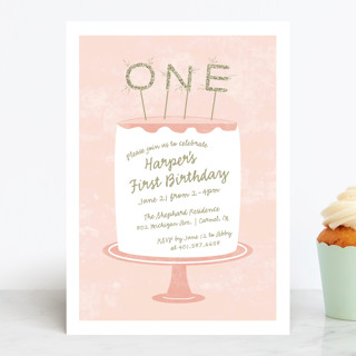 Frosting Children's Birthday Party Invitations