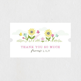 Little Bunny Children's Birthday Party Stickers