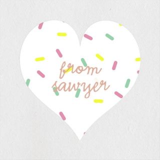 Cupcake cutie Children's Birthday Party Stickers