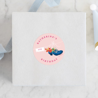 Disney's Cinderella dressmakers Children's Birthday Party Stickers