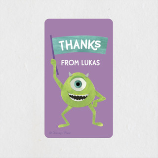 Disney and Pixar's Monster's Inc Make Some Noise Children's Birthday Party Stickers