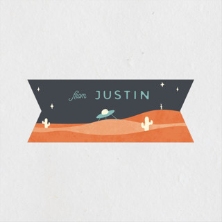 Roswell Children's Birthday Party Stickers