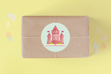 Storybook Children's Birthday Party Stickers