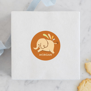 Go Wild Children's Birthday Party Stickers