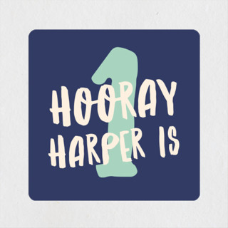 Buttercream & Bunting Children's Birthday Party Stickers