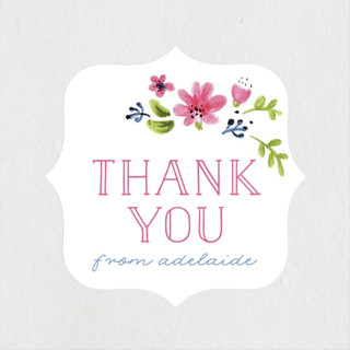 Simply Sweet One Children's Birthday Party Stickers