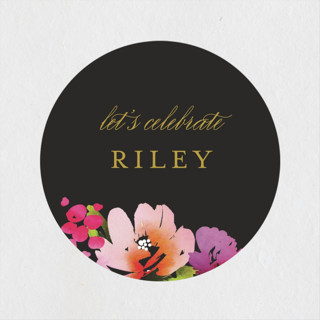 Butterfly Garden Children's Birthday Party Stickers