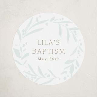 Loose Botanical Children's Birthday Party Stickers